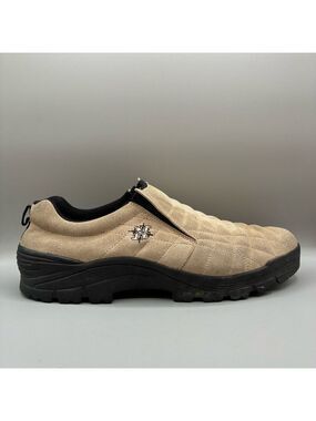 Nevados Butte Suede Slip On Shoes Men’s 13 Tan Hiking Trail Loafers NM02493T